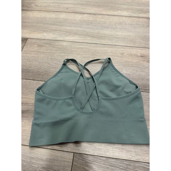SOMA SPORT Longline Bra with Strappy Back XXL olive green - Picture 4 of 6
